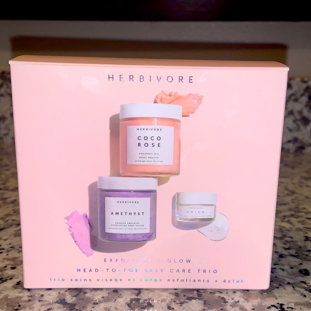 Exfoliate + Glow Head-to-Toe Self Care Trio